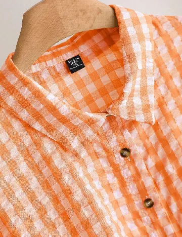 Camasa SHEIN CURVE, portocaliu