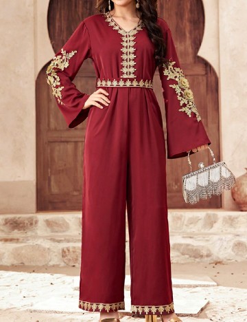 Salopeta Shein Kids, rosu