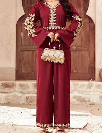 Salopeta Shein Kids, rosu