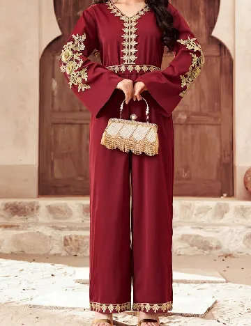 Salopeta Shein Kids, rosu