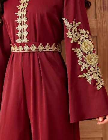 Salopeta Shein Kids, rosu