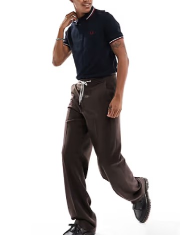 Tricou Fred Perry, bleumarin