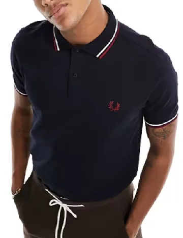 Tricou Fred Perry, bleumarin
