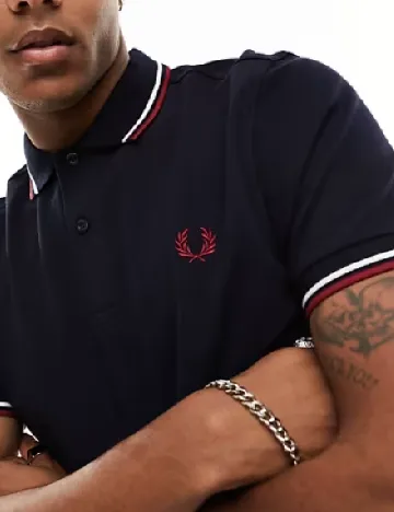 Tricou Fred Perry, bleumarin