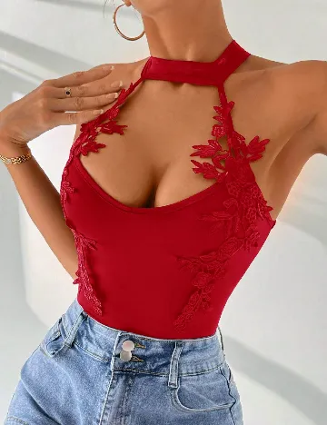 Body SHEIN CURVE, rosu