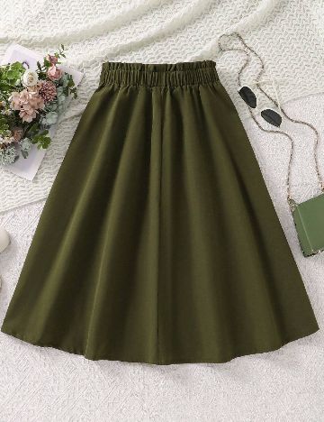 Fusta Shein Kids, verde