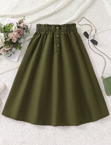 Fusta Shein Kids, verde