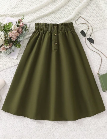 Fusta Shein Kids, verde