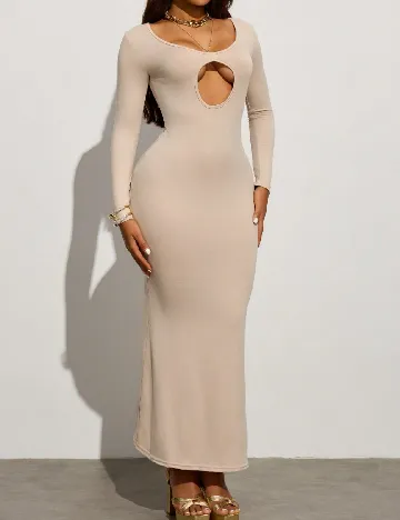 Rochie medie SHEIN, crem