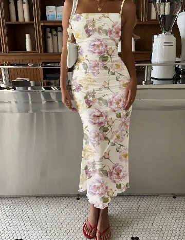 Rochie medie SHEIN, floral print