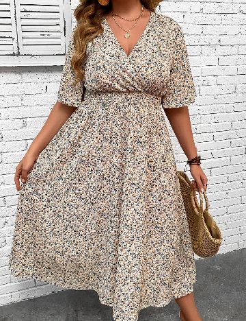 Rochie medie SHEIN CURVE, mix culori