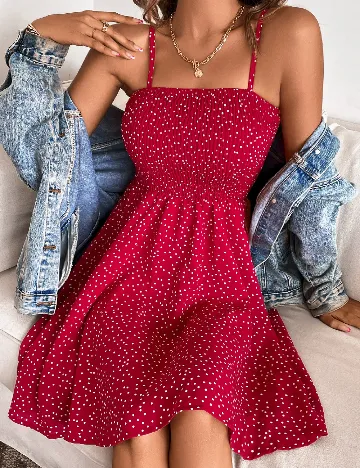 Rochie scurta SHEIN, rosu