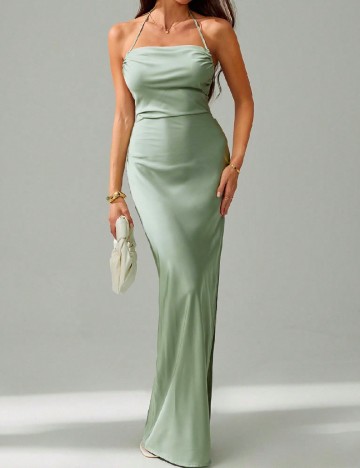 Rochie lunga SHEIN, verde