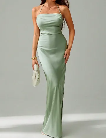 Rochie lunga SHEIN, verde