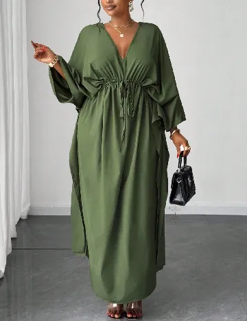 Rochie lunga SHEIN CURVE, verde