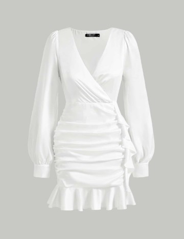 Rochie scurta SHEIN, alb