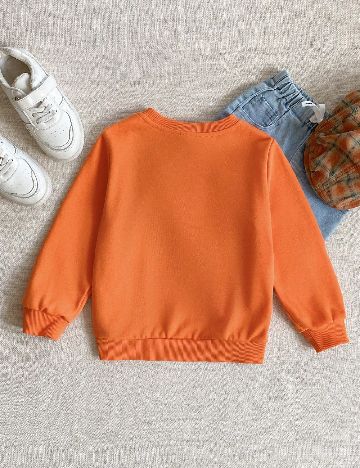 Bluza Shein Kids, portocaliu