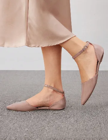 Pantofi Cuccoo, roz pudra