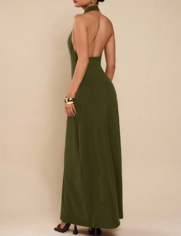 Rochie lunga Cosmina, verde