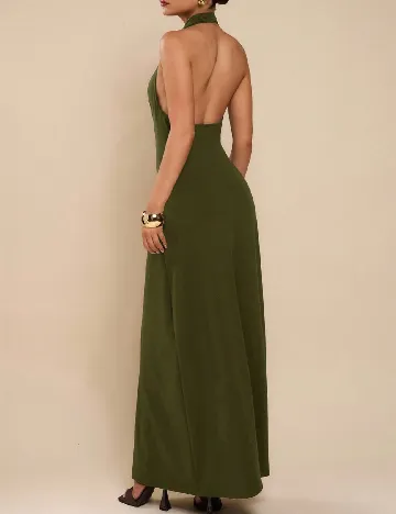 Rochie lunga Cosmina, verde