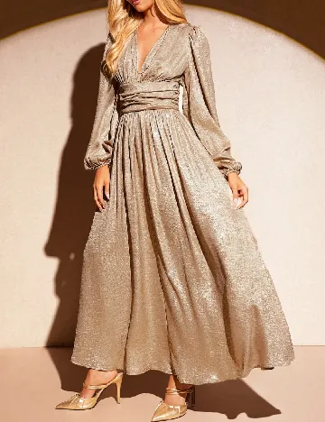 Rochie medie SHEIN, auriu