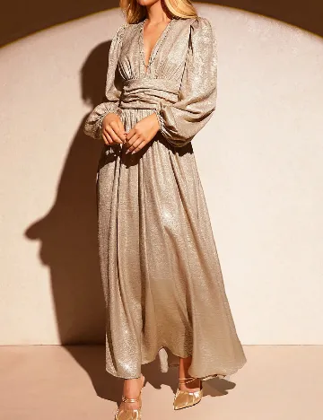 Rochie medie SHEIN, auriu