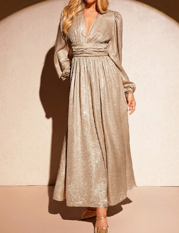 Rochie medie SHEIN, auriu