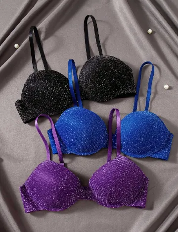 Set sutien 3 bucati SHEIN, mix culori