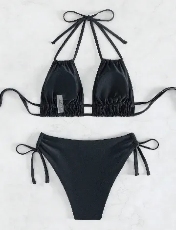 Costum de baie SHEIN, negru