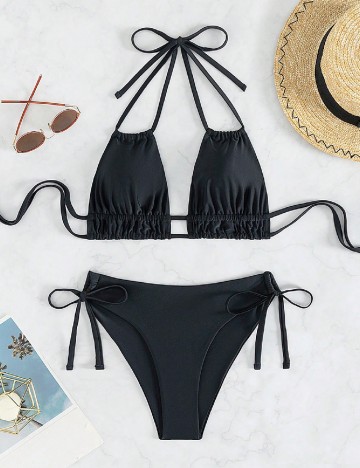 Costum de baie SHEIN, negru