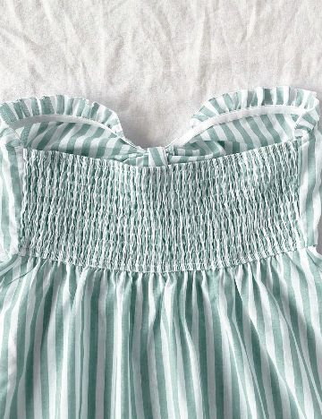 Top SHEIN, verde/alb