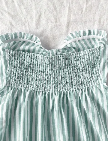 Top SHEIN, verde/alb