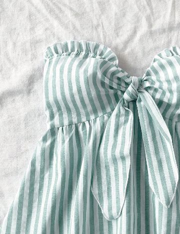 Top SHEIN, verde/alb