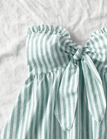 Top SHEIN, verde/alb