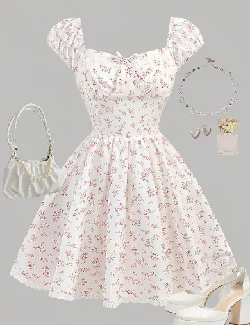 Rochie Shein Kids, alb