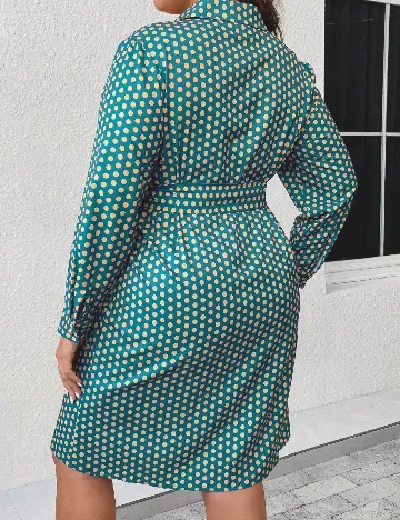 Rochie scurta SHEIN CURVE, turcoaz