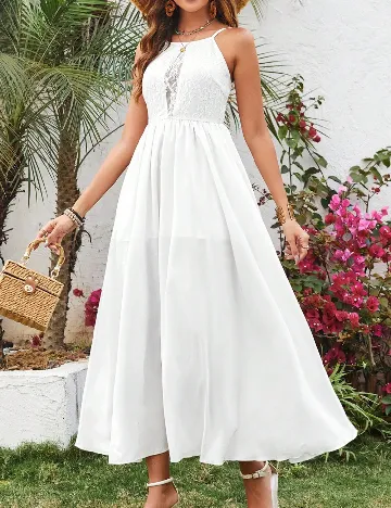 Rochie medie SHEIN, alb