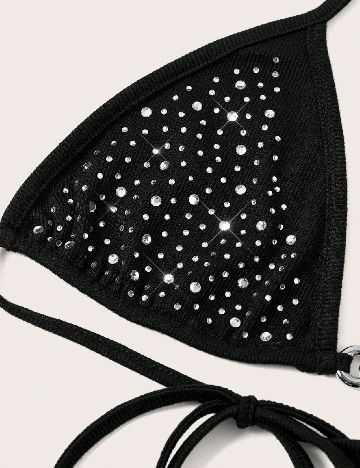 Sutien de baie SHEIN, negru