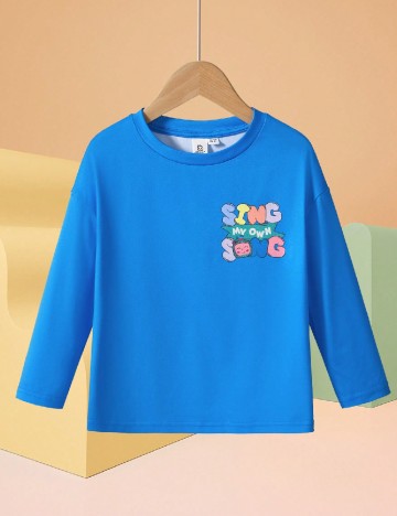 Bluza Shein Kids, albastru