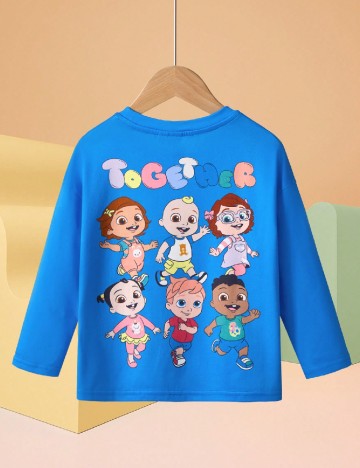 Bluza Shein Kids, albastru