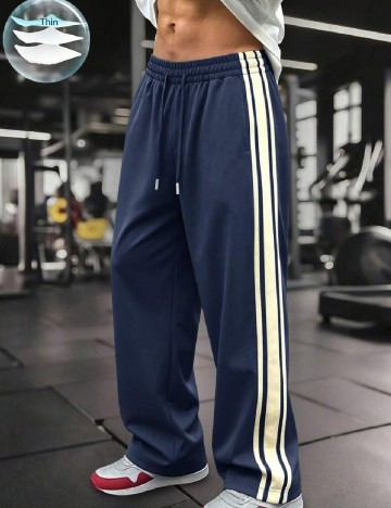 Pantaloni SHEIN, bleumarin