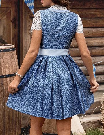 Rochie scurta SHEIN, albastru