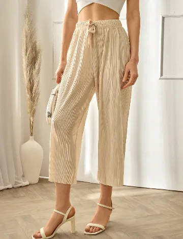 Pantaloni SHEIN, crem