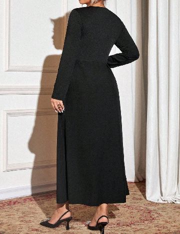 Rochie medie SHEIN CURVE, negru