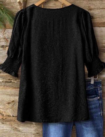 Bluza SHEIN CURVE, negru