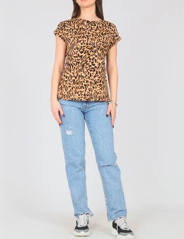 Tricou River Island, animal print