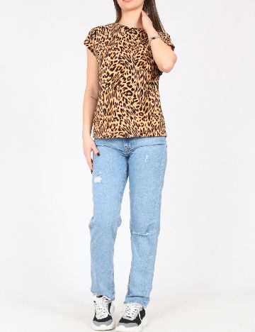 Tricou River Island, animal print