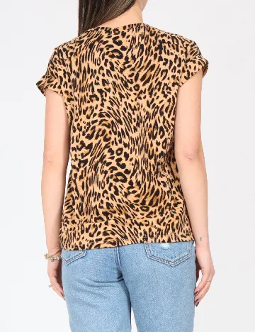 Tricou River Island, animal print