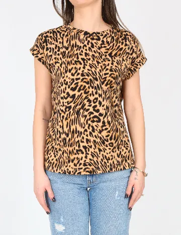 Tricou River Island, animal print