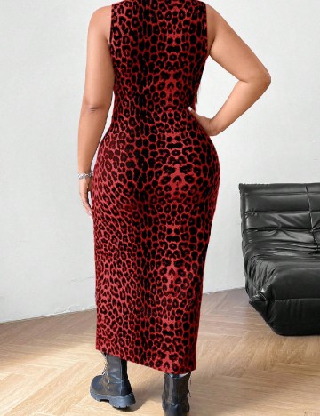 Rochie lunga SHEIN CURVE, rosu